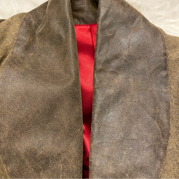 Jacket Leather, Cashmere, Silk, Size XS - Picture 5 of 16